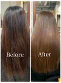 【髪質改善】極上のうるつや髪◎カラー・PIM濃密ヘアエステ
