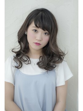 ヘアーミューズ リベロ(hair muse Livero) 【Livero】ふんわりミディ×アシメバング 1