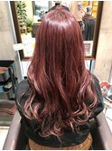 西宮/ハイライト/インナーカラー/小顔/大人可愛い/ひし形/ピンク