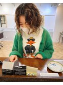【guest  style】ラフスタイリングのくしゃくしゃパーマ