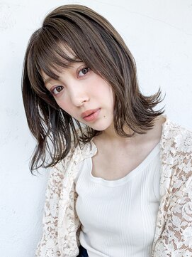 アイティー バイ アルバム 中野店(IT by ALBUM) ゆるウェーブガーリー_ピンクベージュクールショート_27847