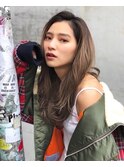 かきあげ前髪ロング
