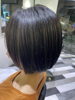 アフロディーテ ギンザ 秋葉原店(APHRODITE GINZA)&nbsp;グレージュカラー/シルキーベージュ/斜めバング/秋葉原