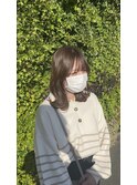 韓国風ミディアムオリーブアッシュ