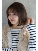 【Lino  kichijoji 本間】大人ガーリー×ストレートボブ