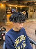 沖縄メンズ波巻きスパイラルパーマ