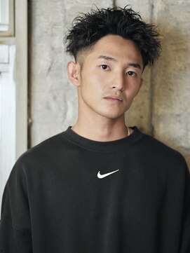 ザ ダグラスヘア 岐阜 忠節橋通り(The Douglas hair) 【ツイストパーマ】ツーブロックショートスパイラル（2）