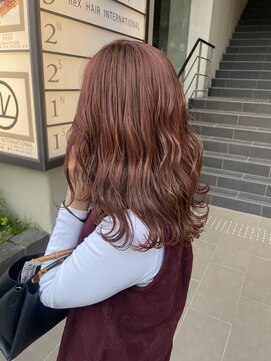 レックスヘアーインターナショナル(ReX HAIR INTERNATIONAL) 【山嵜　栞】 orange brown