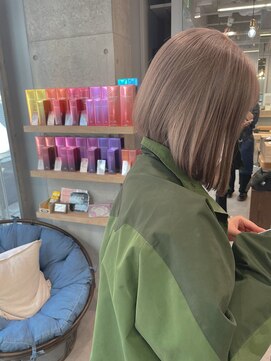 ノーム(NORME) 人気order*大人ベージュ×切りっぱなしボブ 担当" non "