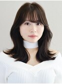 イメチェンヘアスタイル ハッシュカット フルバング 似合わせ