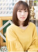 シースルーバング大人かわいいエアストレートh3大宮20代30代40代