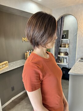 ミルシェ(MILSHE) 白髪ぼかしショートボブ