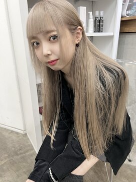 リヴ ウメダ(LIV umeda) ミルクティー/ブリーチ/ダブルカラー【梅田】