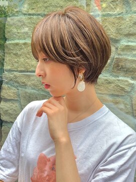 ロンドグロワール 大宮(Lond Gloire) 顔周りレイヤーカット小顔ボブルフブリーチなし透明感カラー大宮