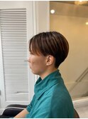MEN’SHAIRハイライトセンターパートマッシュ