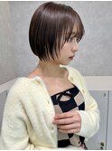 イメチェン/似合わせカット/フルバング/レッドブラウン/幡ヶ谷
