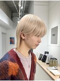 ニュアンスパーマ/韓国マッシュ/スパイキーショート/渋谷