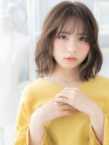 モッズヘア 上尾西口店(mod's hair)&nbsp;くせ毛風小顔アースカラーくびれボブパーマh3上尾20代30代40代