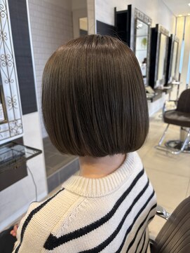 ミューズ おゆみ野店(HAIR & NAIL MUSE) ボブ×オリーブベージュ