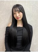 髪質改善/イルミナカラー/前髪カット/おくれ毛/縮毛矯正/韓国風