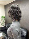 カーリーパーマ【藤沢/本鵠沼/ヘッドスパ/白髪ぼかし/ボブ】