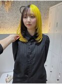 イエロー×ブラウンのデザインカラー