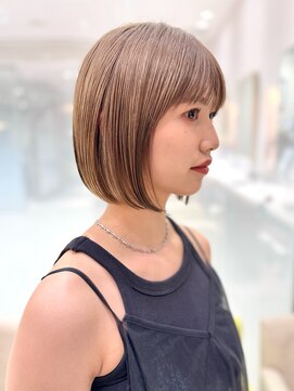 ピークアブー 銀座中央通り(PEEK-A-BOO) ボブ×ショコラベージュ