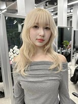 ペレ アネックス 大阪梅田茶屋町店(PELE ANNEX)&nbsp;くびれヘア/アプリコットオレンジ/夏のヘアアレンジ/梅田