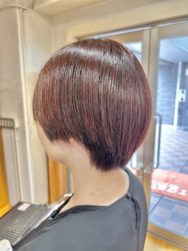 オーガニックマインド 坂戸 鶴ヶ島(organic+mind) ◎大人可愛いショート秋カラー×小顔見せ暖色