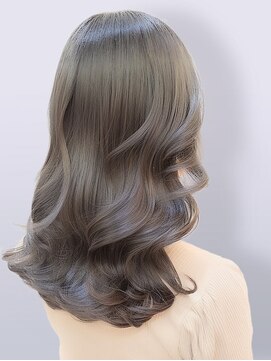 アース 市川店(HAIR & MAKE EARTH) 秋◎20代30代韓国風ブラックロング×透明感アッシュ