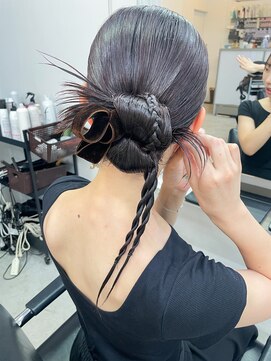 ヘアー アイス カンナ(HAIR ICI Canna) 結婚式ヘアセット/ヘアアレンジ/カチモリ/お団子ヘア【ノグチ】