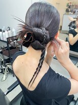 ヘアー アイス カンナ(HAIR ICI Canna) 結婚式ヘアセット/ヘアアレンジ/カチモリ/お団子ヘア【ノグチ】