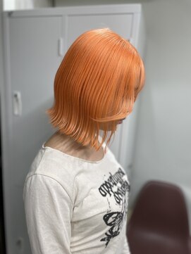 セレーネヘアーレイズ 梅田店(Selene hair Raise) オレンジカラー