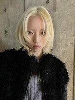 ダブミックス(DaB MIX)&nbsp;顔まわりレイヤー抜きっぱなしブリーチ