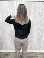 ラッズプラスエイチ(Lads+h)&nbsp;バレイヤージュ　ミルクティーグレージュ