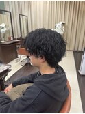 MEN’S HAIR/サーフカール/刈り上げセンターパート/成田