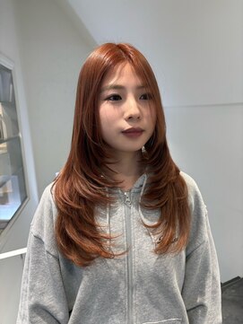 ラック 表参道(LUCK) オレンジブラウンカラーケアブリーチ/ブリーチ/表参道/原宿