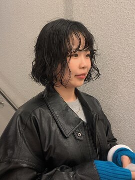 テテコケット(tete coquette) 《moeka》ボブパーマレイヤーパーマミディアムレイヤーカット