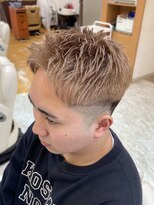 マキシム ナカイ(MAXIM NAKAI)&nbsp;メンズショートフェードベージュブリーチカラー