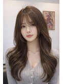 巻いても巻かなくても可愛いレイヤー×ヘーゼルベージュ