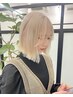 【ムラ修正】2ケアブリーチ+カラー+カット+TR【栄/ダブルカラー】