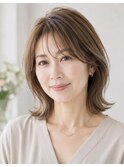 大人のくびれミディアムレイヤー