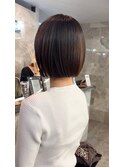 巻ける縮毛矯正で乾かすだけでまとまるボブ
