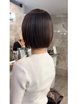 サンド クリア 横浜本店(sand clear)&nbsp;巻ける縮毛矯正で乾かすだけでまとまるボブ