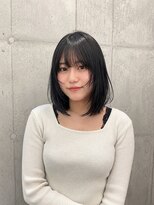 モク 立川(moc)&nbsp;韓国風レイヤーカットブリーチダブルカラー前髪