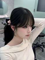 ジーニー 千葉(GENiE)&nbsp;結んでも可愛い顔周りカット/短め顔周り/コンパクト顔周り[佐藤]
