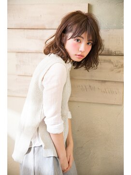 アンアミ オモテサンドウ(Un ami omotesando) 【Un ami】パーマがおすすめ 春の愛されロブ(増永剛大)