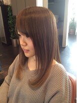 フルール(fleur)&nbsp;【ツヤうる♪アッシュベージュの愛されセミロングスタイル】