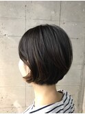 ショートボブ_ワンサイドショートブランジュ