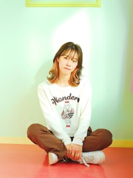 エマ(emma) オレンジインナーカラー